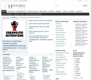 Wywiad w serwisie "Historia.org.pl"