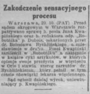 "Kurier Poznański" informuje o procesie.
