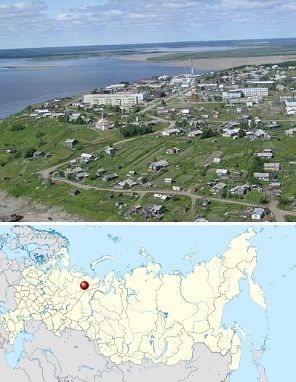 Ust'-Usa: na zdjęciu i na dzisiejszej mapie Rosji.