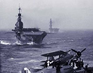 HMS "Victorious" i HMS "Indomitable" w drodze na Maltę. Jeszcze zanim zaczęły się kłopoty...