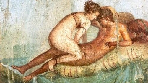 Miłość (pornografia?) po rzymsku. Słynny obraz prosto z Pompejów.