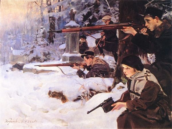 Lwowskie dziewczęta w 1918 walczyły jak żołnierze i nie ustępowały w odwadze swoim kolegom.