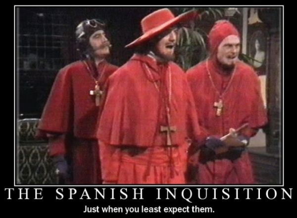Nikt się nie spodziewa hiszpańskiej inkwizycji... w XIX wieku!